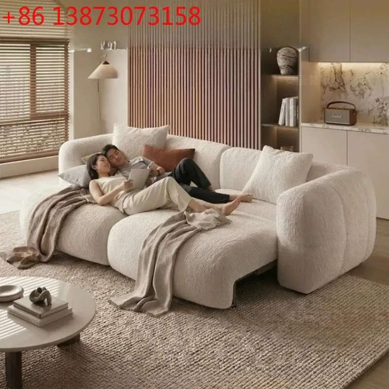 Microfiber Fabric Recliner Sofa Waterproof Large Extendable Relax Electric Sofa Loveseat Cloud Divano Tecnologico Home Furniture