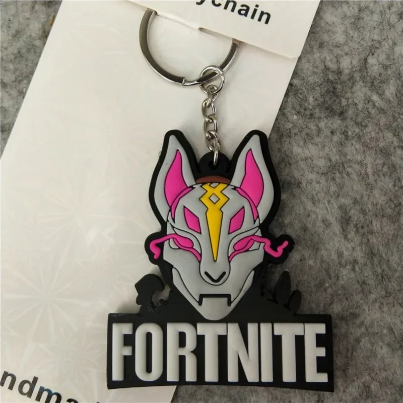 Shooting Game Fortnites Pvc Key Chain Cute Supply Llama Couple Bag Car Keychain Pendant Accessories Children\'s Toy Birthday Gift