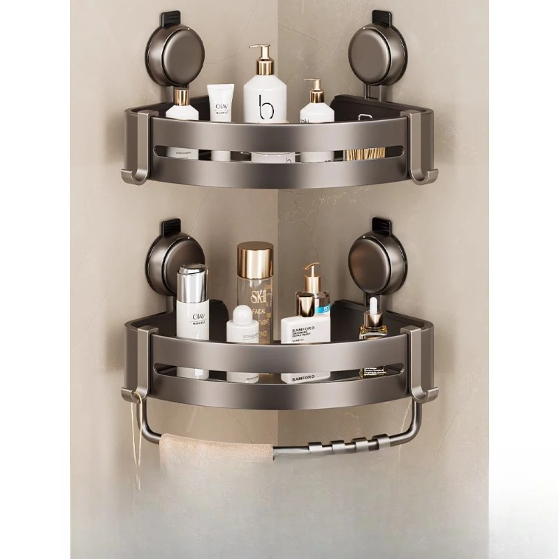 

Toilet suction cup rack, bathroom non-punching wall-mounted washbasin