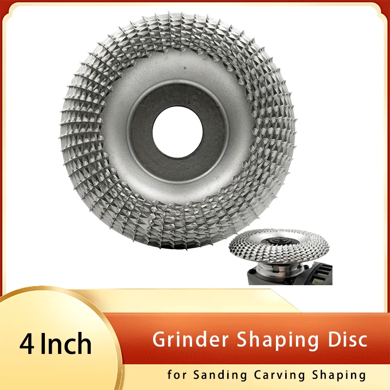 

4 дюйма 100 мм диск для резьбы по дереву, шлифовальный станок, формирующий диск, диаметр 22 мм, шлифовальный круг из карбида вольфрама по дереву, абразивный диск для резьбы