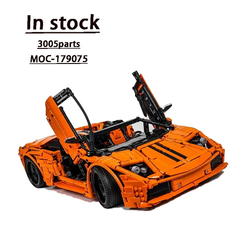 

MOC-179075 New Movie Series Super Roadster Assembly Stitching Building Block Model 3005 Parts Kids Birthday Building Block Toy