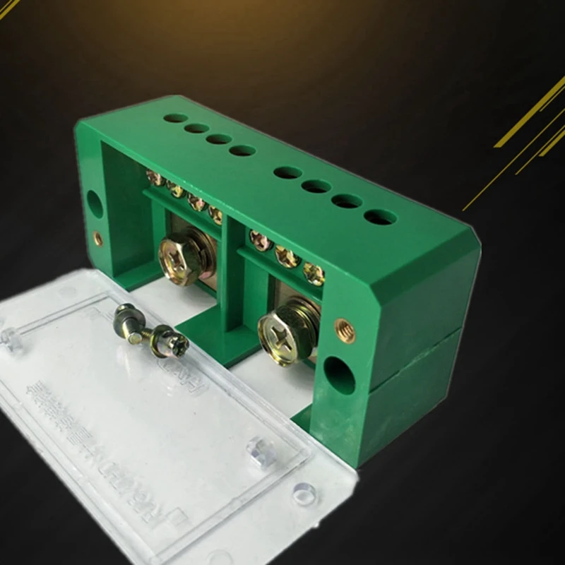 Single Phase 2-in 6 Outgoing Terminal Box Household Distribution Box Junction Box Terminal Block 220 V(6 Out)-A27I