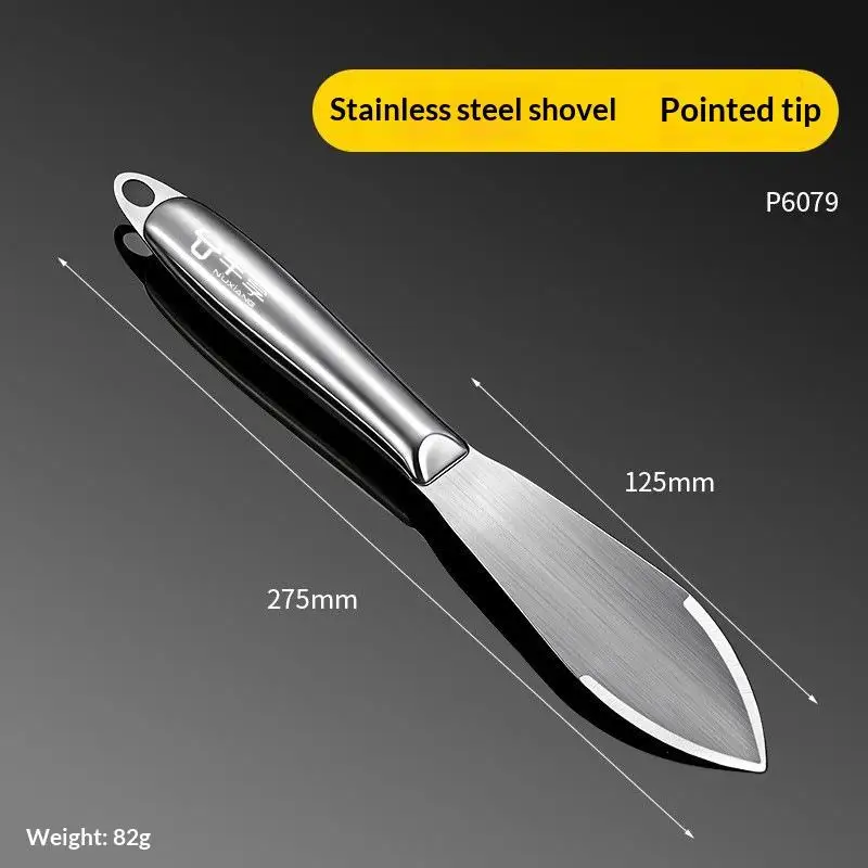Thickened Stainless Steel Garden Trowel Heavy Duty Shovel Spade For Planting Transplanting Digging Weeding Outdoor Tool