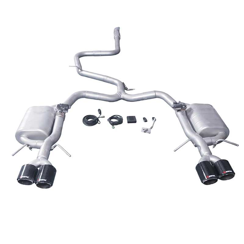 

For 2017-2024 Chevrolet Malibu 1.5T 2.0T catback exhaust system with electronic valve remote-controlled muffler, customizable