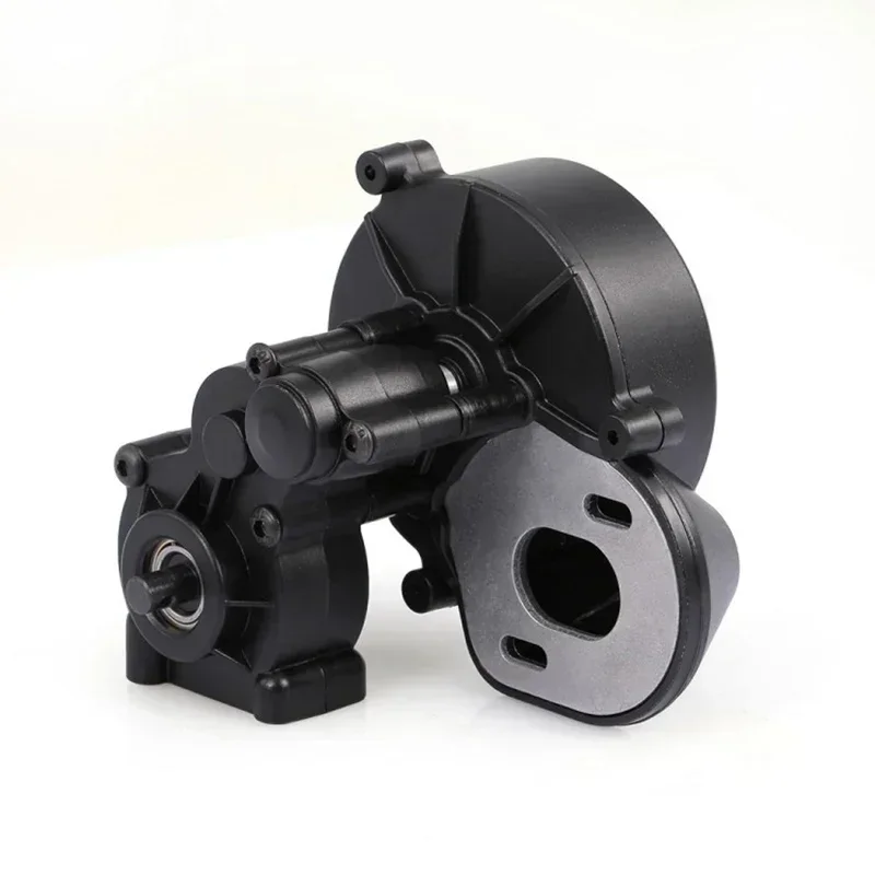 رائجة البيع صندوق نقل علبة التروس المركزي الكامل من البلاستيك + المعدن مع ترس لسيارة الزاحف المحورية SCX10 / SCX10 II 90046 RC