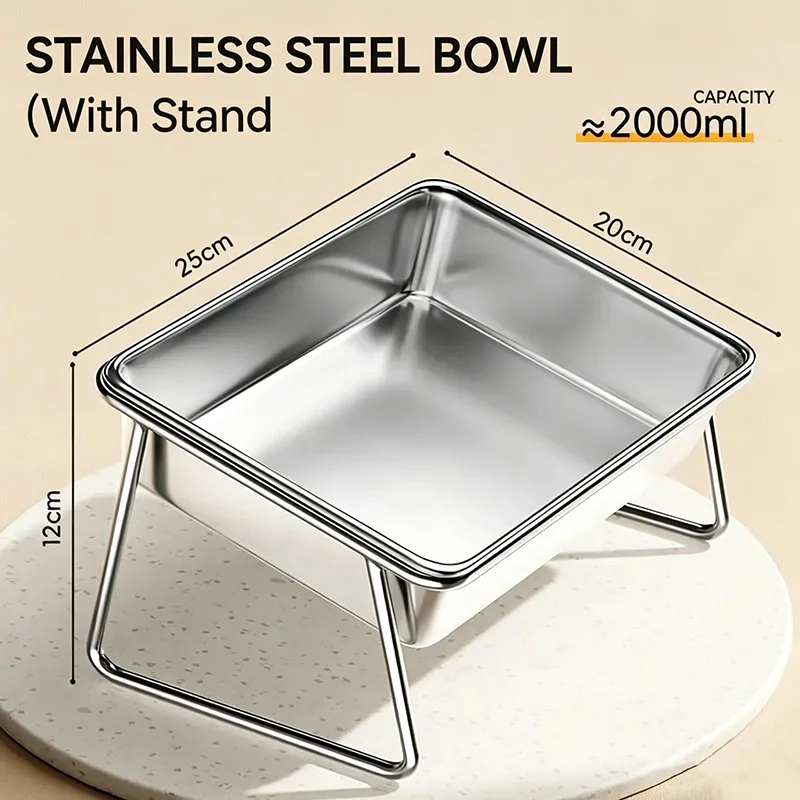 Stainless Steel Double Pet Bow - Royal Canin Food Medium 评论和价格
