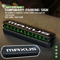 Car Temporary Parking Card Universal Rotate Phone Number Plate Auto Accessories For Maxus MIFA 9 T60 T90 EV eDeliver 9 7 5 3 G90