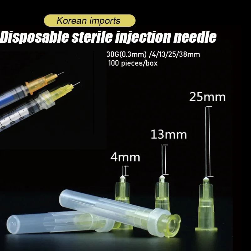 30G X4mm, 30G X13mm, 30G X25mm Korean Genuine Painless Beauty Ultra-Fine Disposable Tools