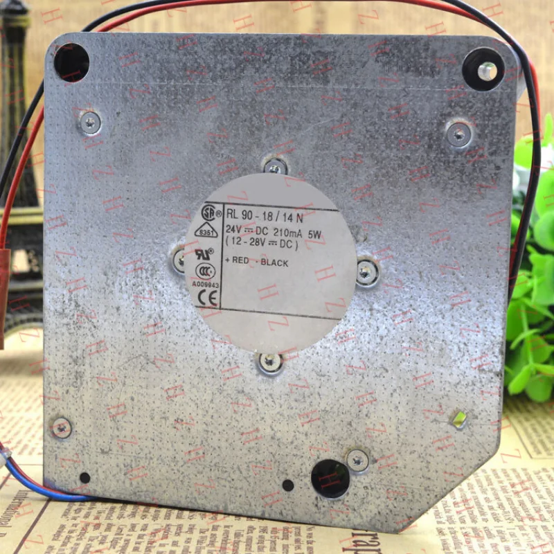 P+ 1Piece for EBMPAP 2-wire RL90-18/14N 24V 210MA 5W 120*120*37mm Axial flow fan