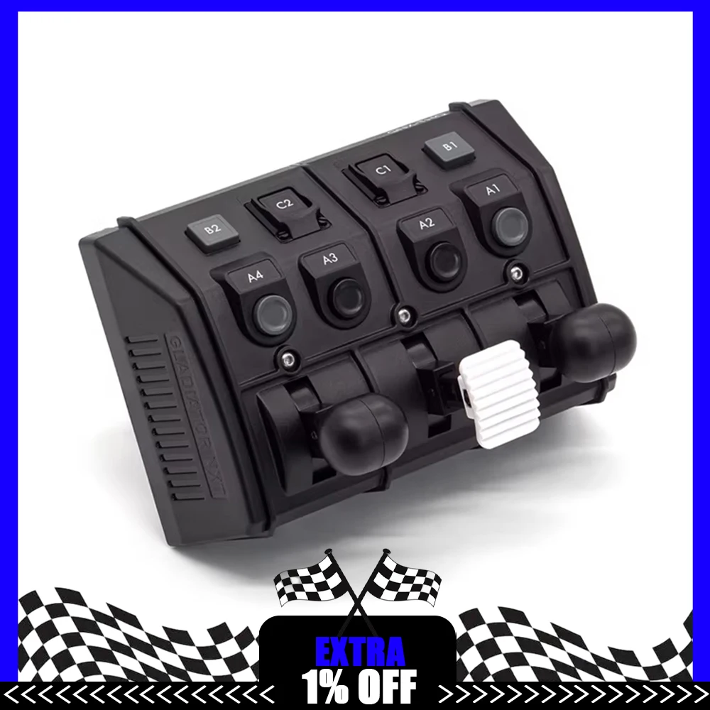 VKBSIM GNX THQ-V Game Rocker Expansion Module Adjustable Damping And Handle Height Flight Rocker Multifunctional Support Gifts
