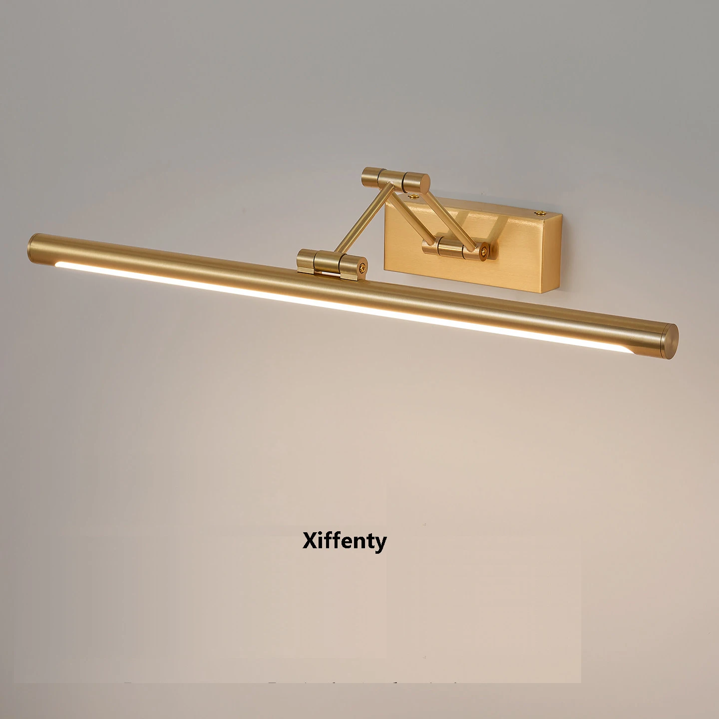 American Copper Mirror Front Wall Lamp Led Bathroom Toilet  LED Moisture-proof Makeup Lamp Washbasin Light
