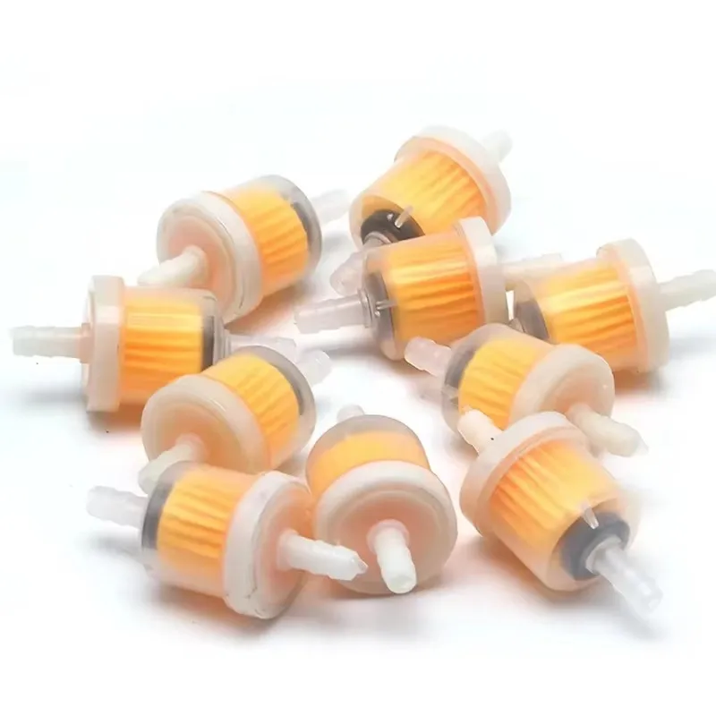 5/15/30pcs Professional Universal Gasoline Gas Fuel Gasoline Oil Filter for Motorcycle Moped Scooter Dirt Bike ATV