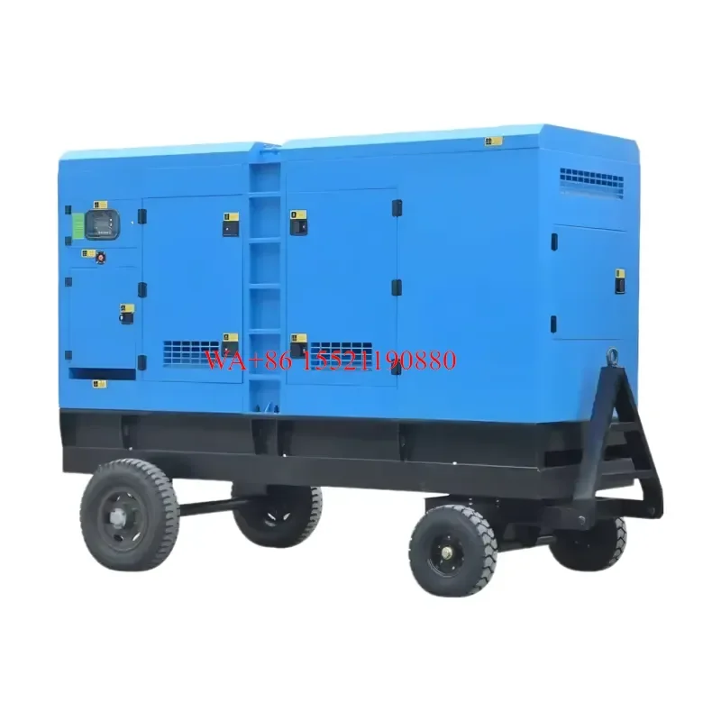 WMWMNU for Hot Mini Portable Diesel Generator Set 30kva Mobile Generator Construction Electric Diesel Generator Three Phase