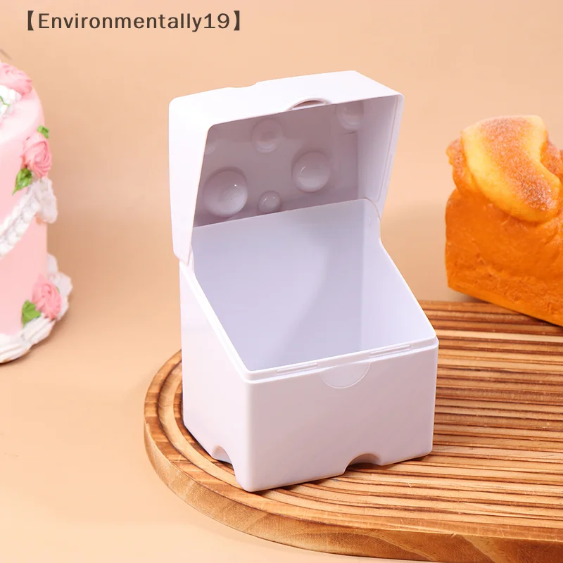 Contenedor de queso en rodajas con tapa abatible, estante de almacenamiento para refrigerador y verduras, ABS para el hogar