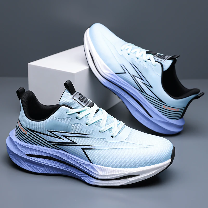 2026Men's Cushioning Running Shoes Lightweight Athletic Casual Sneakers Male Non-Slip Sports Shoes Outdoor Travel Walking Shoes