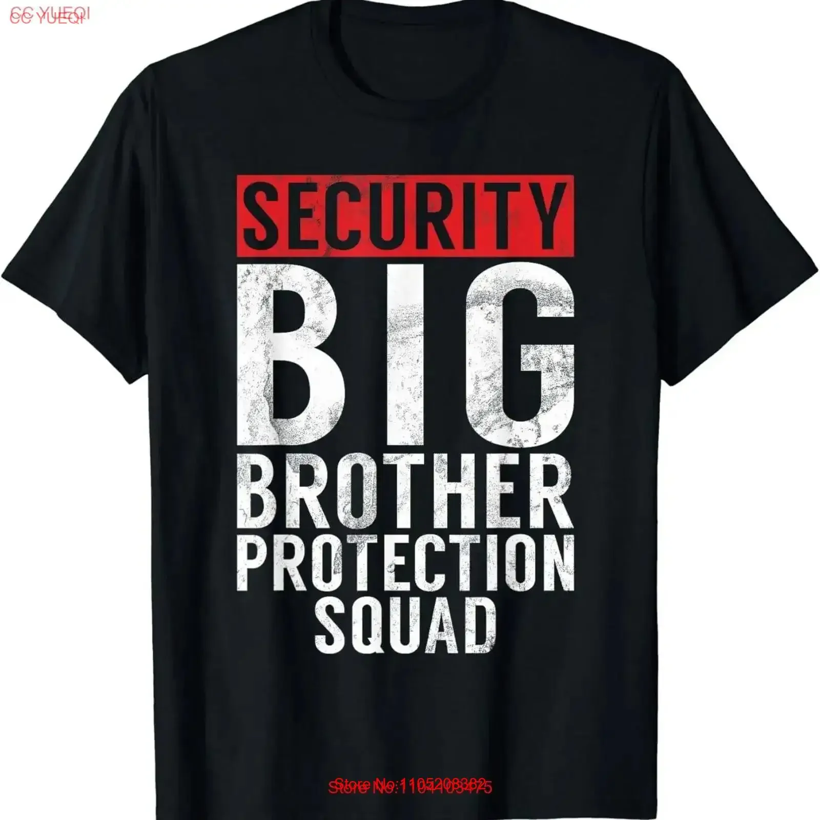 

Big Brother Security T Shirt vintage Washed Breathable Soft Casual Slightly graphic Stretched homme Stylish fashion Versatile