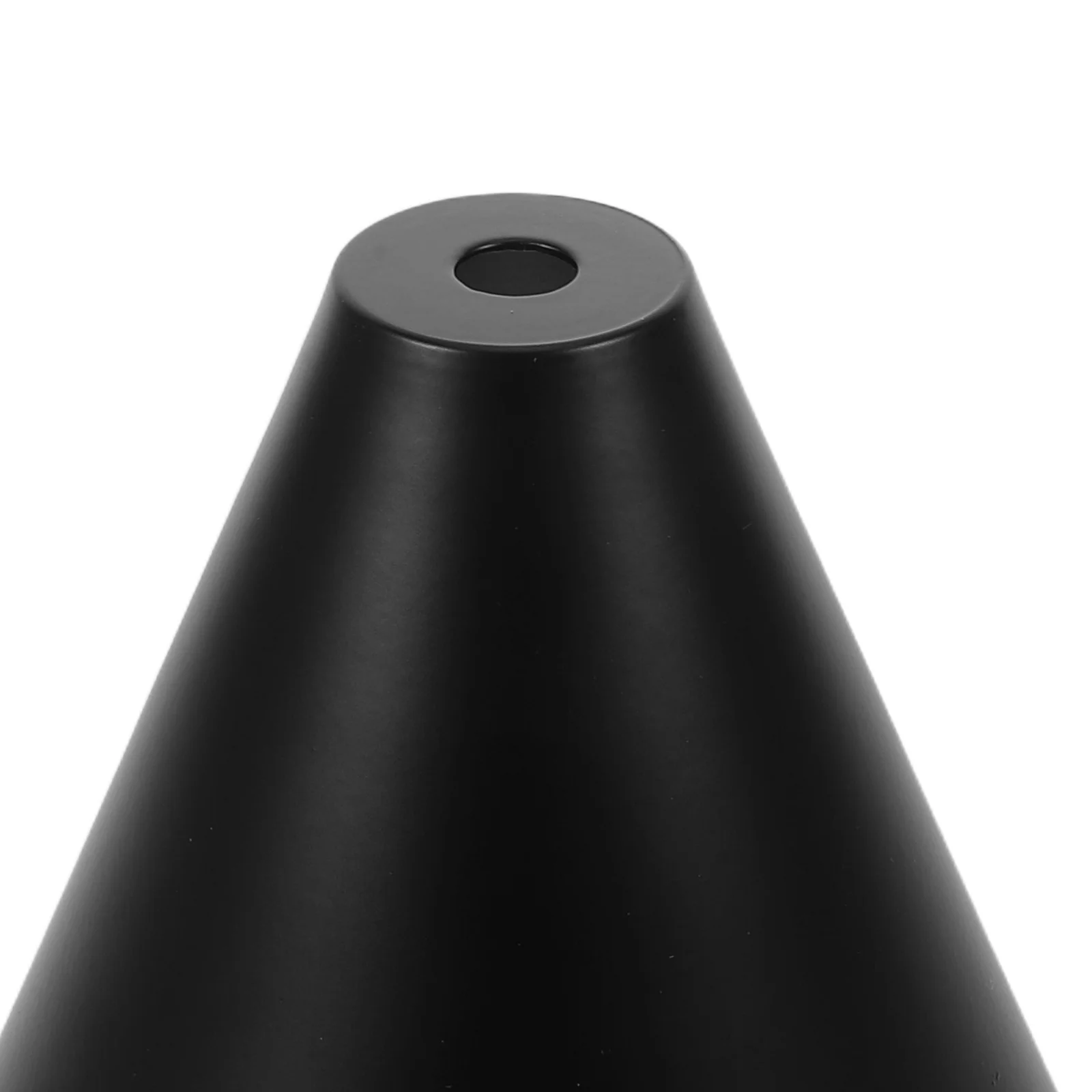 غطاء مصباح طاولة حديد: غطاء خفيف على شكل مخروطي من الحديد المطاوع العتيق، تركيبات سقف معلقة معدنية صناعية، ديكور #2