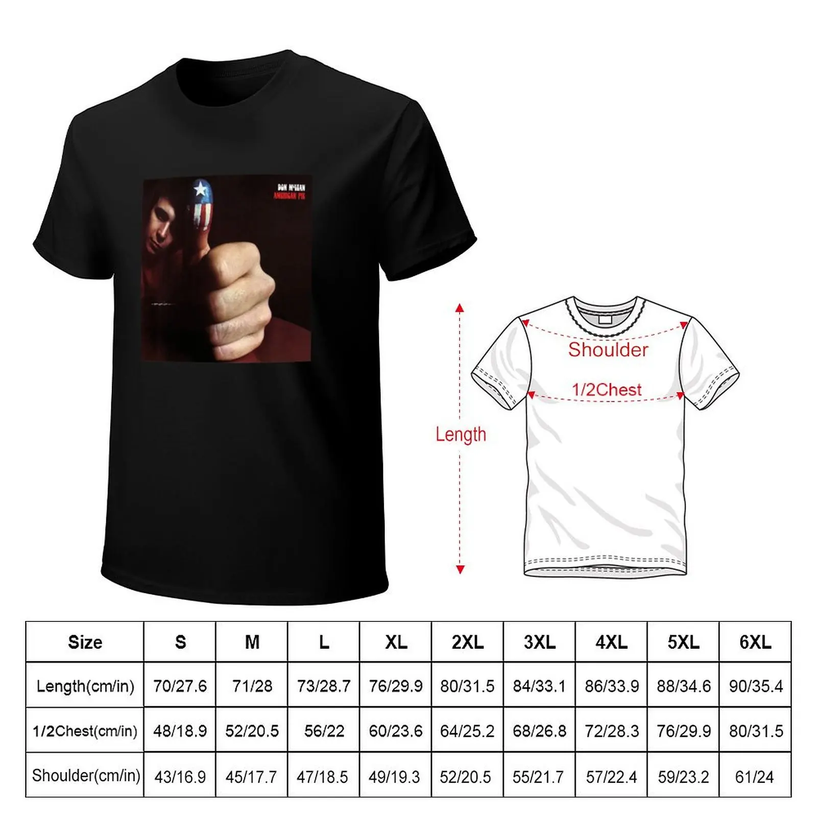 American Pie - Don Mclean chemise de mode d&x27;été classique chemise à la mode fille personnaliser T-Shirt