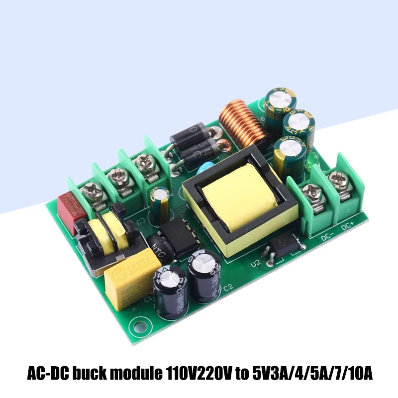 220V To 5V3A4A5A7A10A AC-DC Switching Power Supply Bare Board Strip Screen Window Screen LED Screen Industrial Power Supply