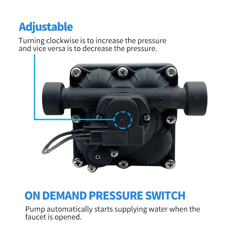 Singflo HY- 304554 R 3GPM 55PSI 220 فولت التيار المتناوب مضخة قارب كهربائي المحمولة البحرية والدراجات النارية مضخة مياه للري والزراعة #2