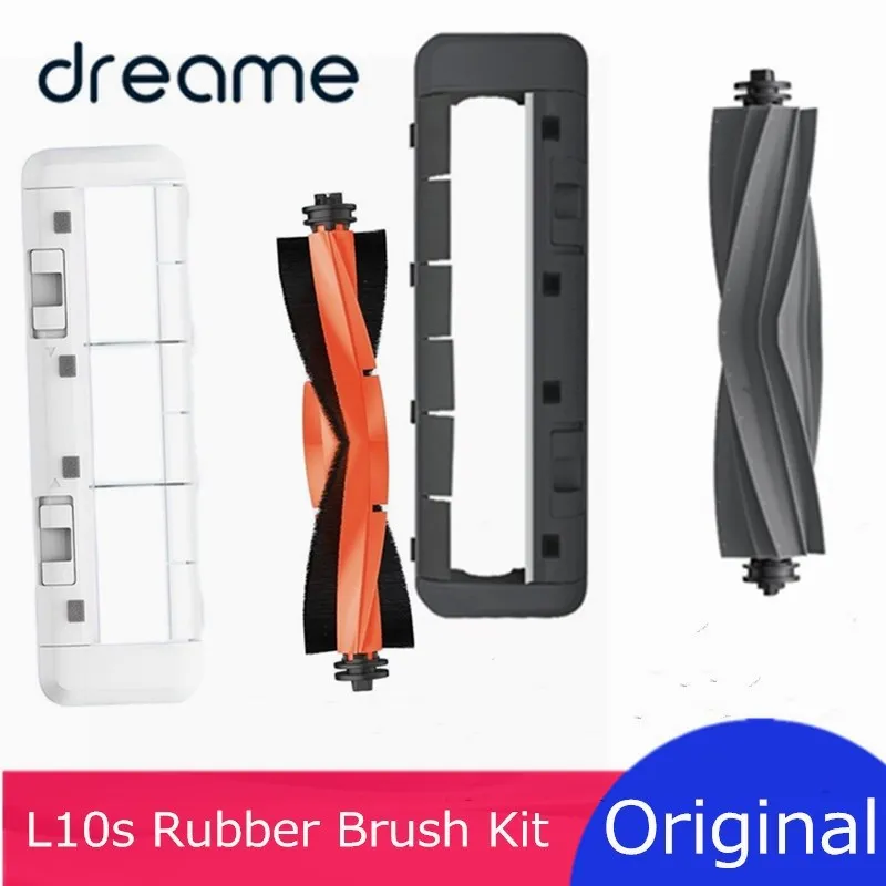 Robot Accessories Parts Main Rubber Roller Brush Cover Optional Fit for Dreame Bot L10s Ultra /  Pro Robotic Vacuum Cleaner