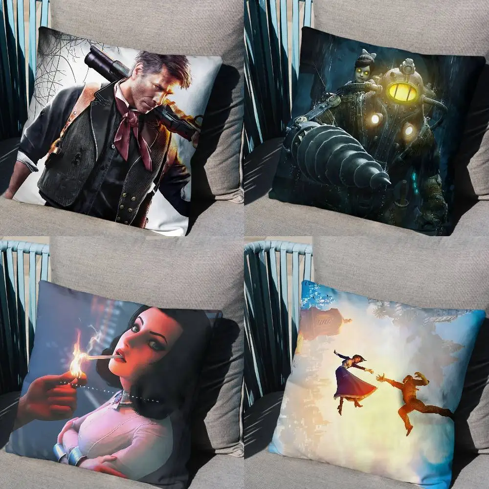 

Elizabeth Booker BioShock 4 Pillow Case Office Cushions Suitable For Sofa Car Bedroom Decorative Cushion Cover