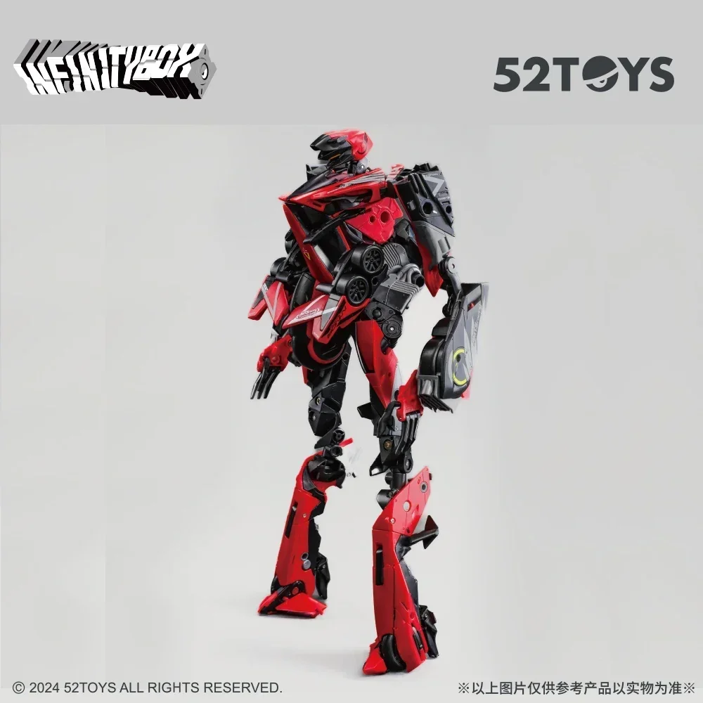 在庫ありオリジナル 52TOYS Infinitybox IB-05 チーター変形ロボット変換メカとキューブアクションフィギュアおもちゃギフト