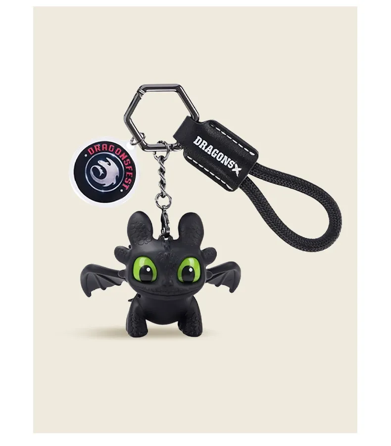 Genuine Night Devil Toothless Style Decoration Movable Personality Creative Luminous Cool Cute Cartoon Bag Pendant Decoration