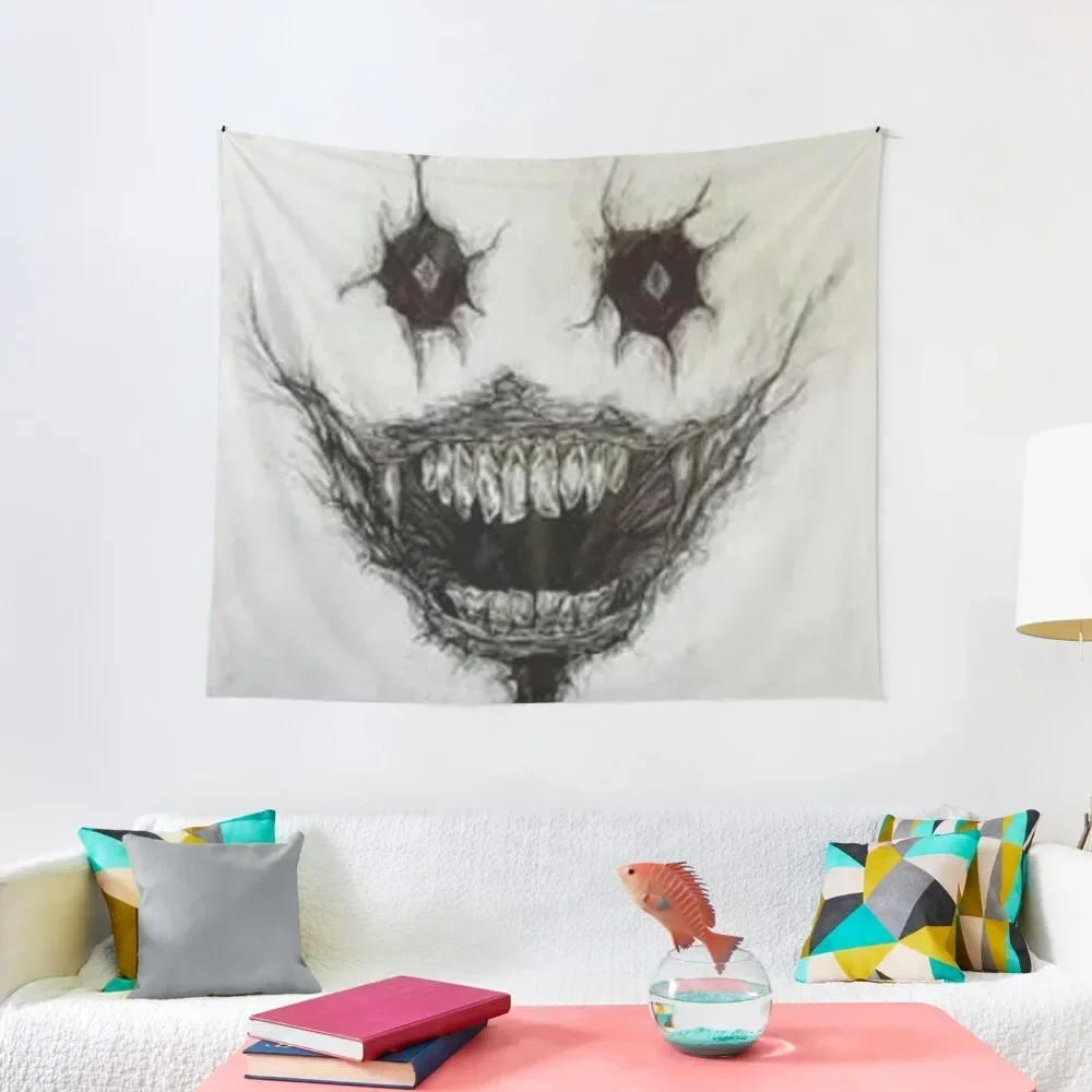 

creepy smile Tapestry Room Decorator Room Design Home Decorations Tapestry