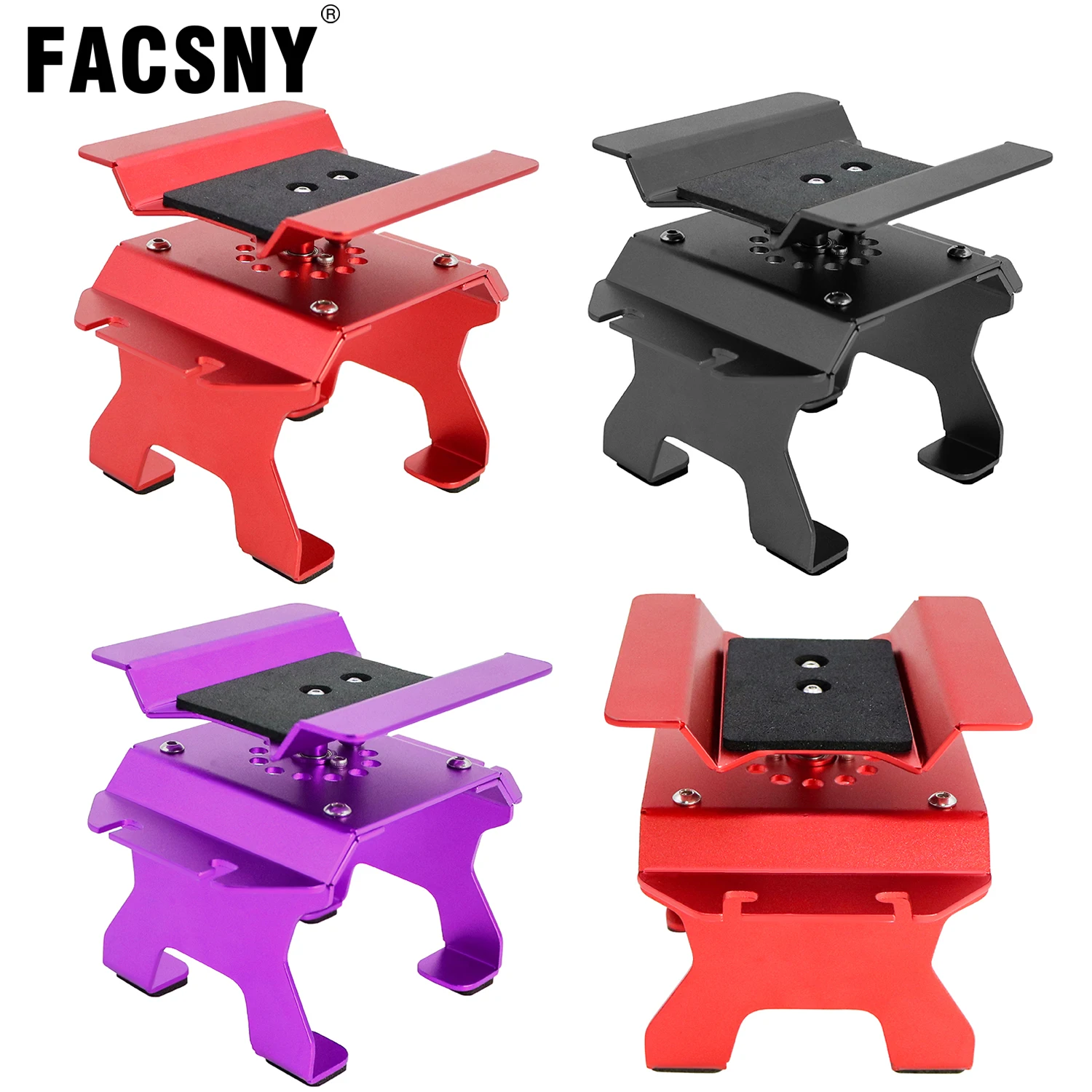 

Алюминиевая подшипниковая радиоуправляемая автомобильная подставка с амортизатором, инструмент для ремонта рабочей подставки для 1/24 1/18 RC Crawler SCX24 TRX4M FCX18 FCX24