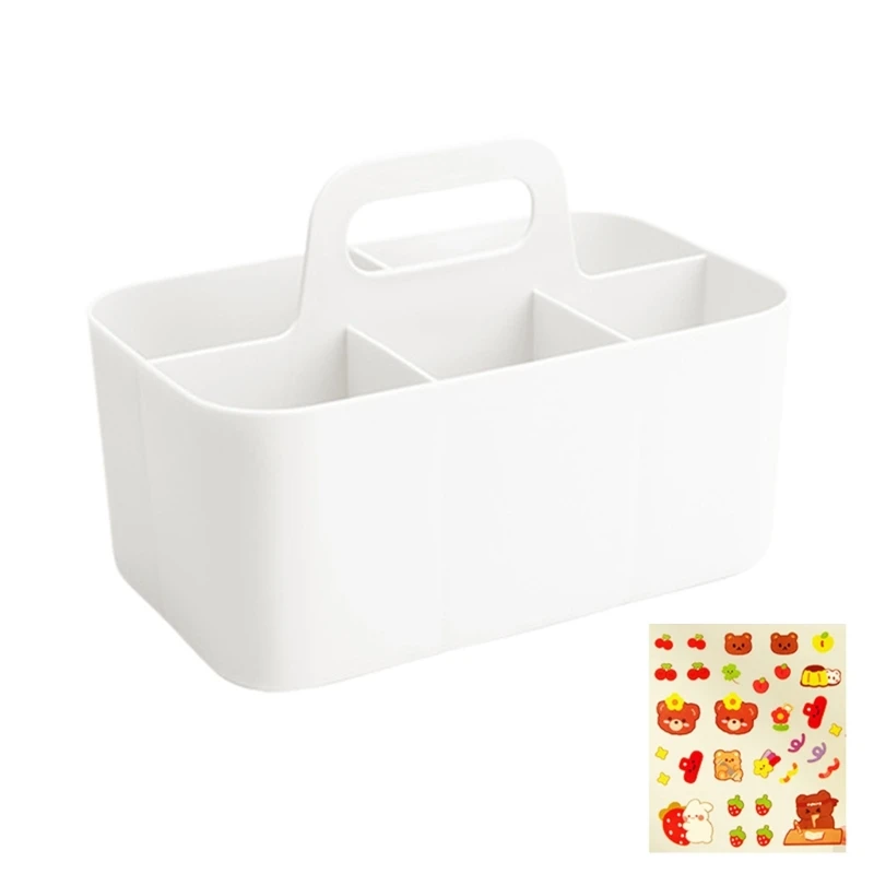 منظم قرطاسية سطح المكتب، حامل منظم لأقلام التحديد الفنية، حامل منظم للمكياج، لطاولة الحمام المنزلية