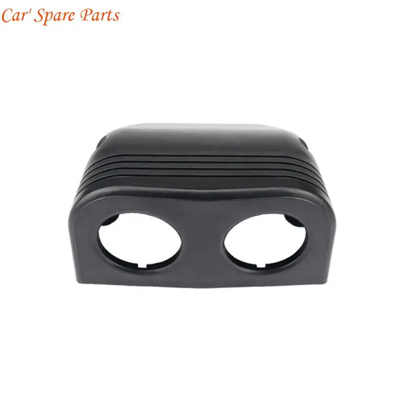Y4UA DIY Car USB Switch Voltmeter Panel for Cigarette Voltmeter Power Outlet Socket Panel Mount Holder