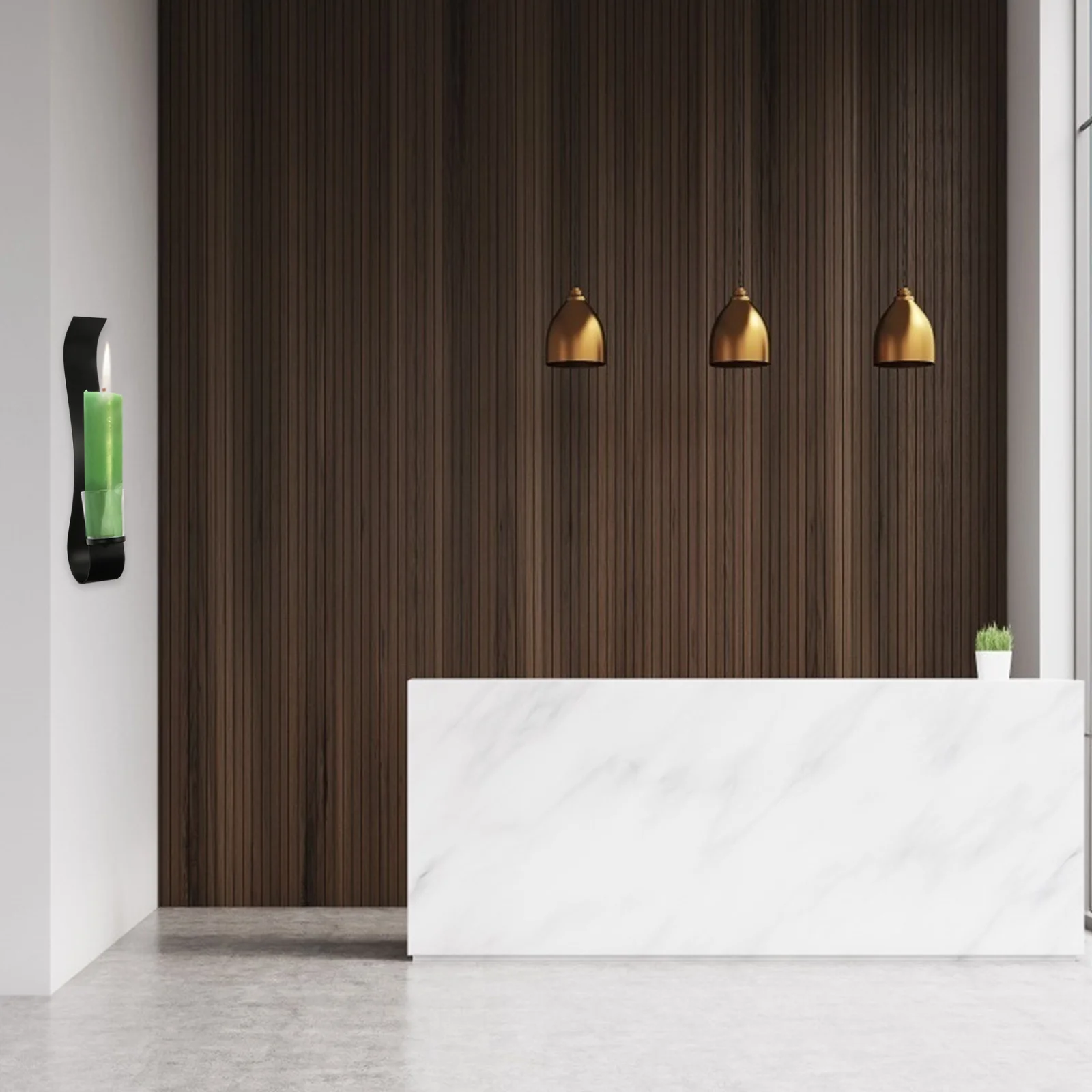 

Wall Sconces Iron Vintage Style Candlestick Holder for Home Interior Living Room Patio Decoration Sconces