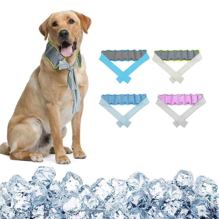 Pet Cooling Scarf, Cat and Dog Cold and Cold Sensation Outdoor Cooling Anti-Sunstroke Comfortable and Durable Collar
