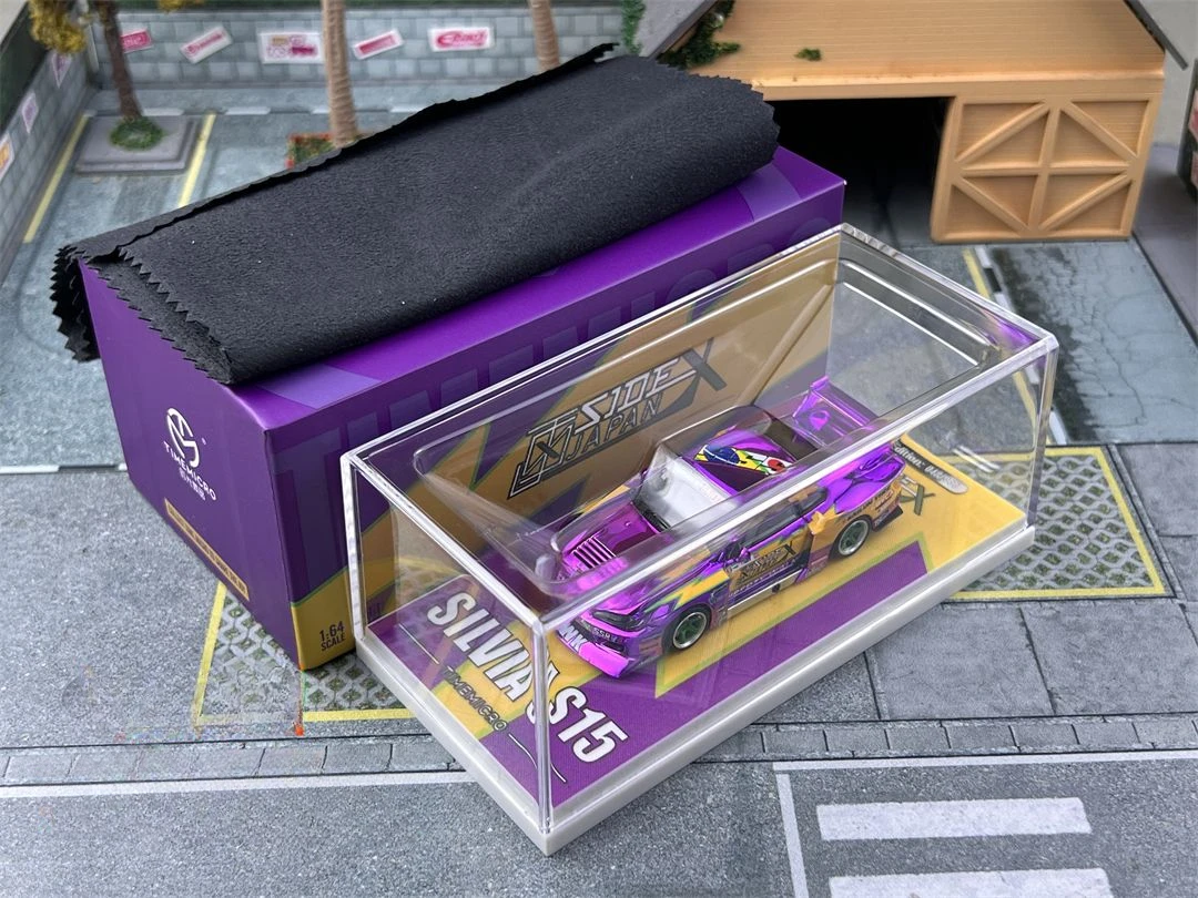 1:64 LBWK S15 Purple Lightning - Gift box edition Diecast Model Car