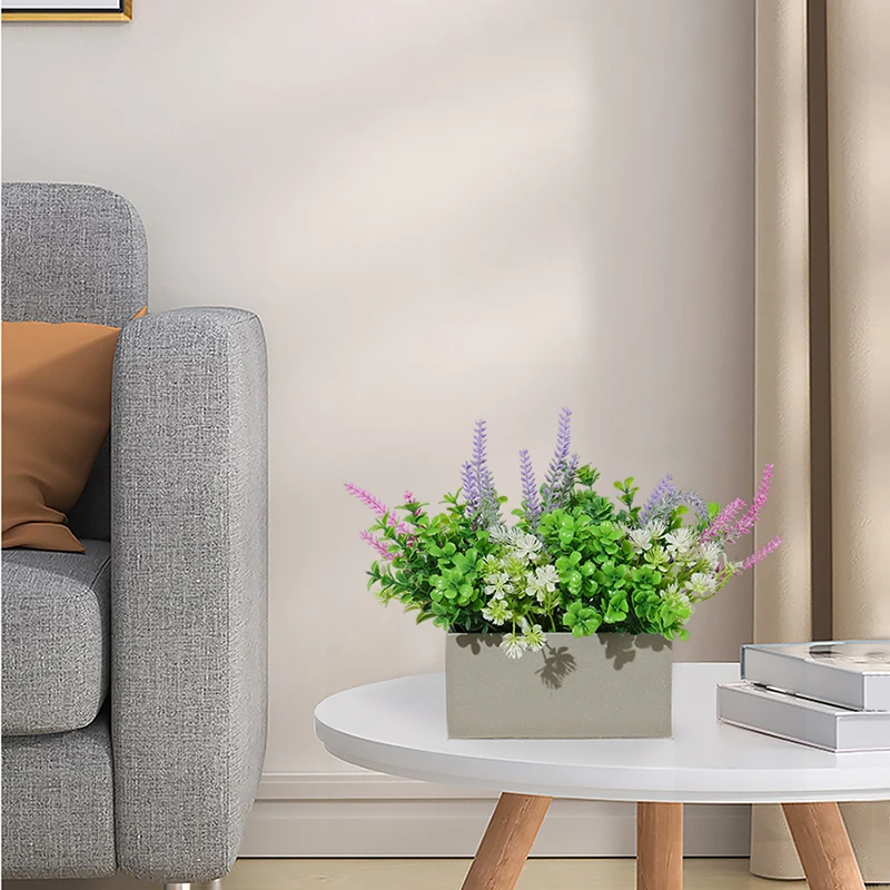 Kunstplanten Bloemen Ingemaakte Buxus In Potten Greenery Regeling Tafel Middelpunt Schoorsteenmantel Plank Keuken Bureau Decor