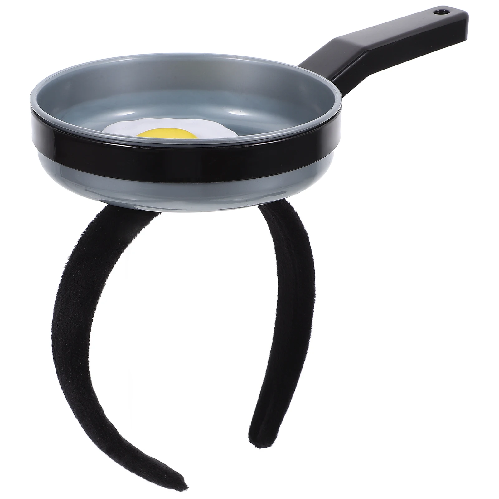 

Frying Pan Headband Accessories Party Festival Photo Prop Unique Stylish Comfortable ABS Wide Usage Easy