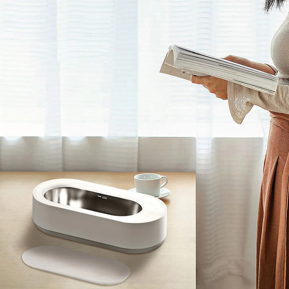 휴대용 초음파 클리너 안경 시계 쥬얼리 청소 기계, 쥬얼리 틀니, 가정용 소형 클리너