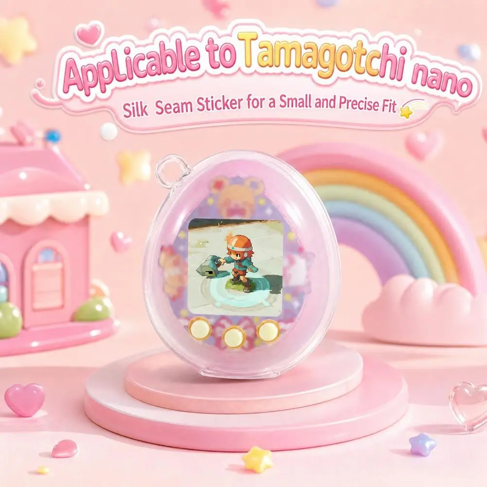 For Tamagotchi Nano Case Protective Case Can Stand Up Transparent PC Case Protective Cover