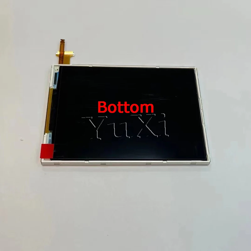 YuXi 1 шт. для NEW3DS XL LL сменный дисплей и сенсорный экран дигитайзер панель консоль Верхняя Нижняя/Верхняя Нижняя часть ЖК-экрана Запасная часть