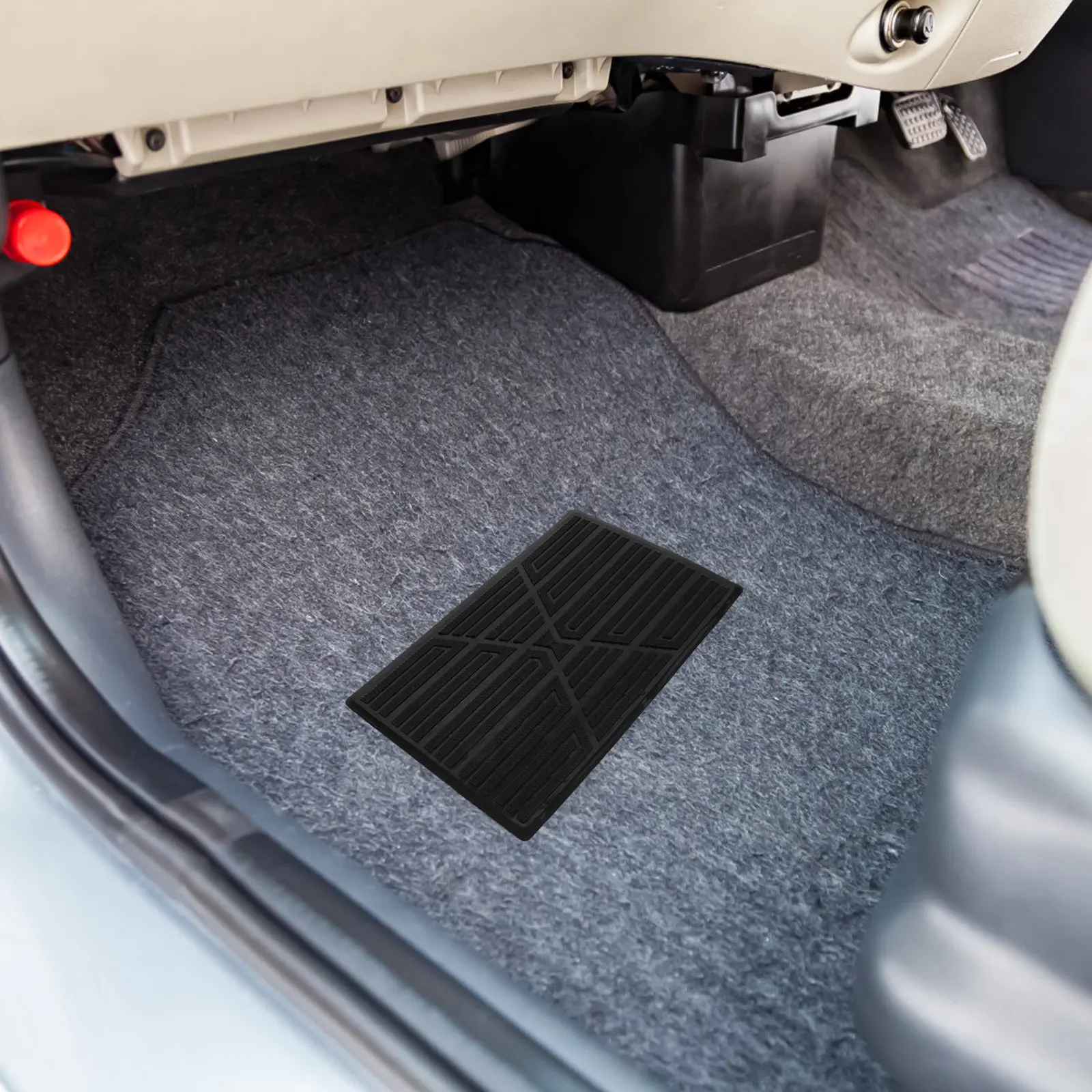 

Automotive Carpet Repair Patch Rubber Construction Anti-Slip Car Floor Mat Protector for Pedal and Interior