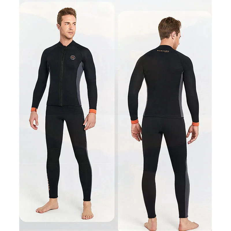 

Neoprene 3MM Men Women Wetsuit Jacket Scuba Diving Suit Surf Snorkeling Underwater Spearfishing Fishing Kitesurf Equipment