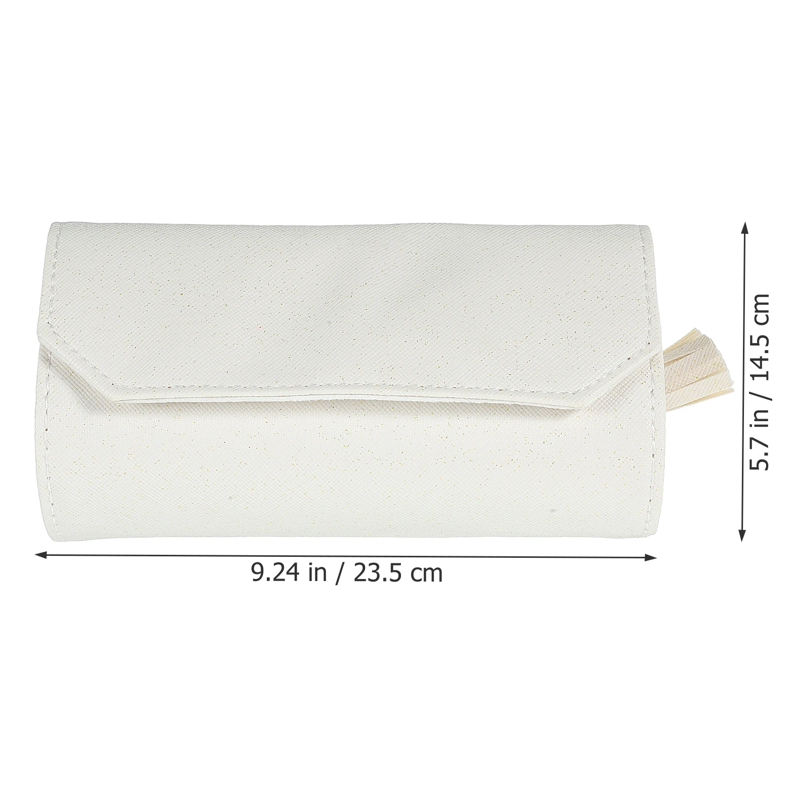 

Jewelry Storage Bag Bags Portable Travel Organizers Small White Foldable Pouch Miss