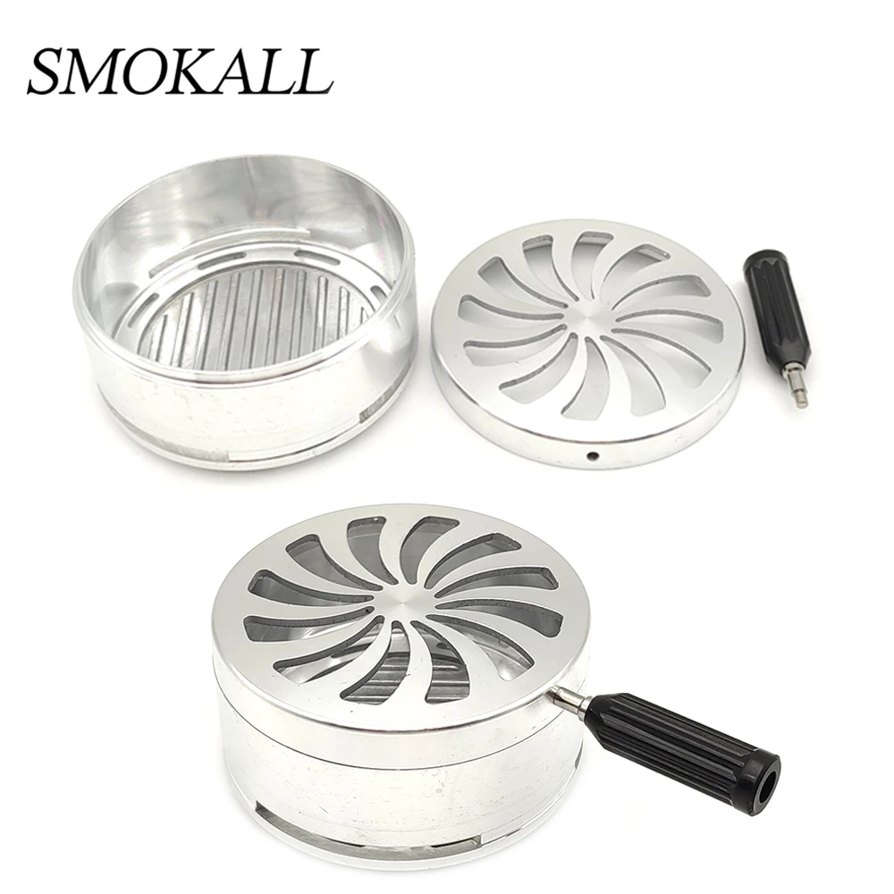 1pcs Metal Hookah Charcoal Holder Heat Management Base Shisha Bowl Tobacco Accessories Sheesha Chicha Nargile Cachimbas