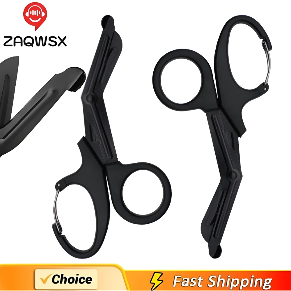 1/5/10PCS Emergency Medical Scissors Trauma Shears with Carabiner15/18.5cm Bandage Shears and Military Bandage Scissors Tools