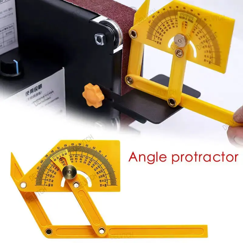 15.5*9cm Multifunctional Angle Finder Protractor Semicircular 180° Drawing Activity Ruler Template Woodworking Measure Gauge