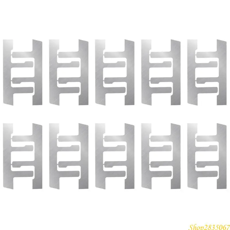 

10Pcs Electrical Box Support Clip Wall Control Box F Clip Mounting Straps Electricians Maintenance Tools Easy to Instal 831F