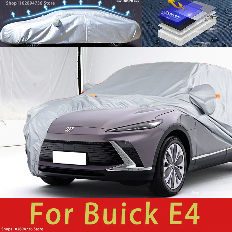 

For Buick E4 Outdoor Protection Full Car Covers Snow Cover Sunshade Waterproof Dustproof Exterior Car accessories