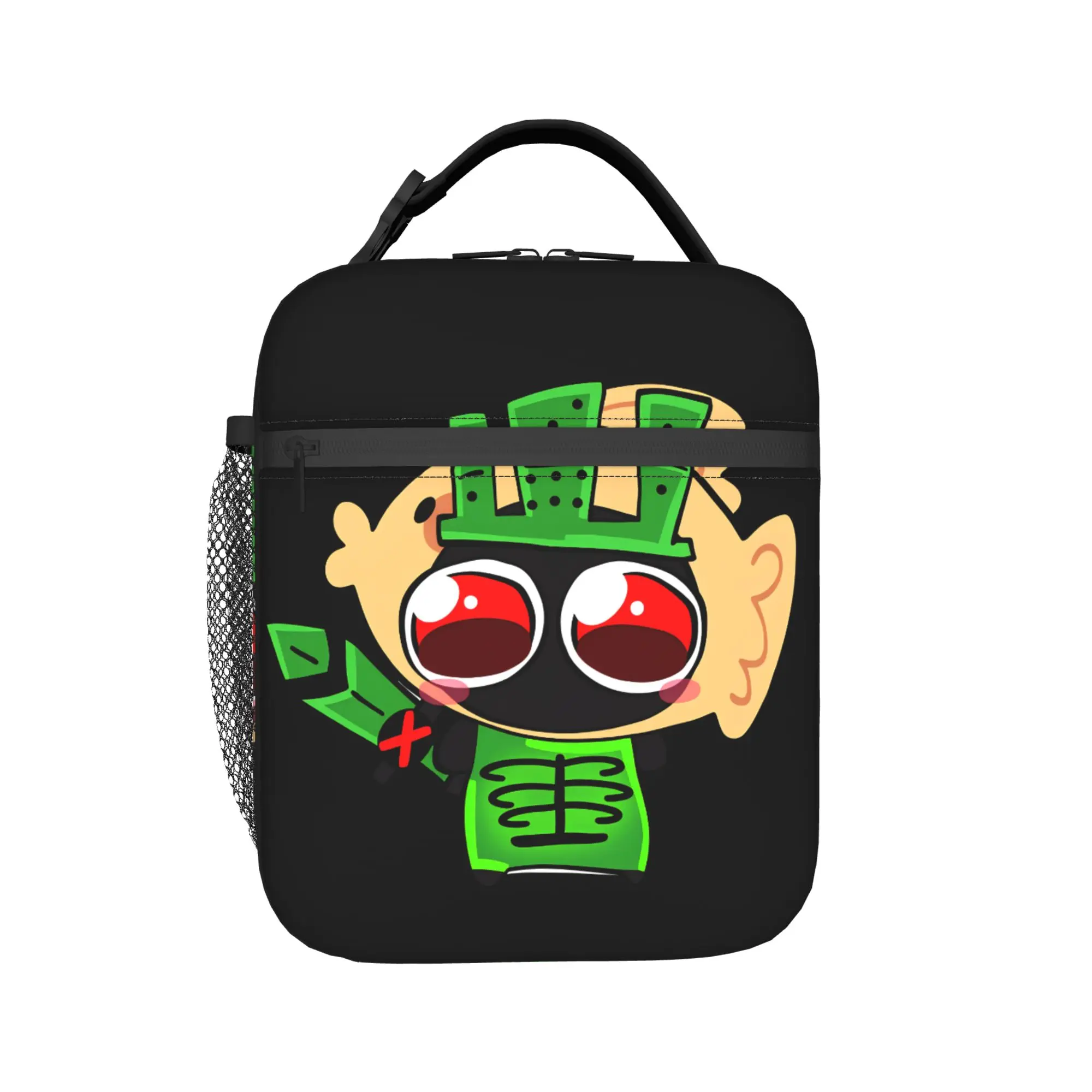 1x1x1x1 forsaken Lunch Bag Casual Travel Lunch Box Graphic Portable Tote Food Bags