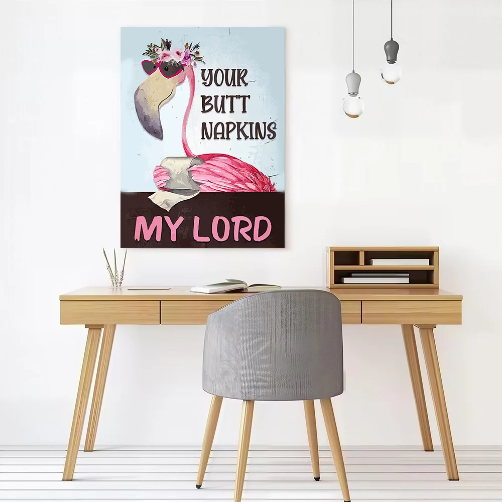 Your Butt Napkins My Lord Canvas Poster Wall Art Customizable High Quality Printed Picture for Modern Home Decoration Ornaments